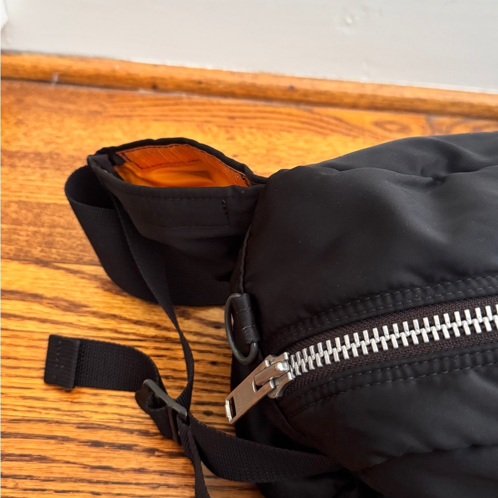 XXL Porter Yoshida Tanker Waist Bag - Black Pack Crossbody Sling - Picture 6 of 13